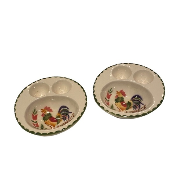 ✨Cardinal China Rooster Pattern Bowls - Picture 1 of 6